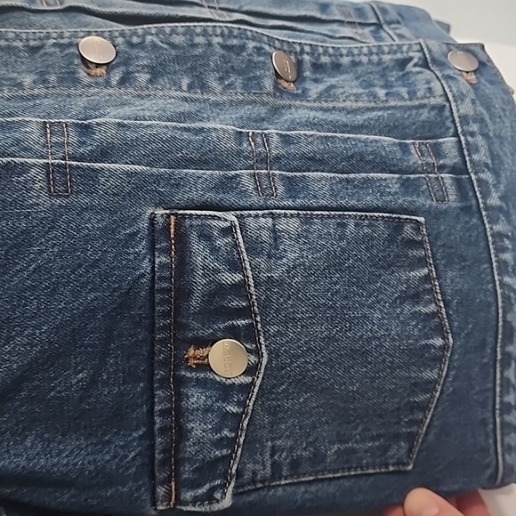 Nwt J Crew Pleated Denim Lady Jacket Size Xxs - Picture 6 of 6